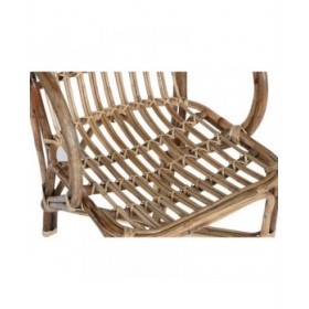 Sedia da giardino Home ESPRIT Bambù Rattan 58 x 65 x 85 cm