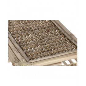 Tavolino da Caffè Home ESPRIT Naturale Bambù Rattan 76 x 46 x 40 cm