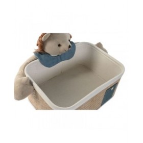 Set di Cestini Home ESPRIT Verde Naturale 40 x 32 x 27 cm (2 Pezzi)