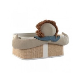 Set di Cestini Home ESPRIT Verde Naturale 40 x 32 x 27 cm (2 Pezzi)