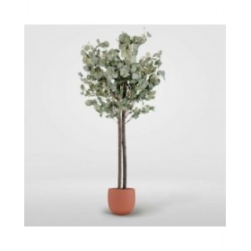 Albero Home ESPRIT Poliestere Legno Cemento Eucalipto 90 x 90 x 180 cm