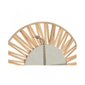 Set di Specchi Home ESPRIT Naturale Scandi 20 x 2 x 20 cm (3 Pezzi)