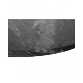 Tavolo da Pranzo Home ESPRIT Nero Dorato Ottone Marmo 200 x 110 x 76 cm