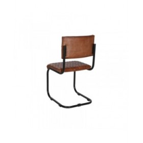 Sedia Home ESPRIT Marrone Nero 47 x 50 x 88 cm