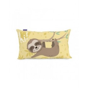Fodera per cuscino HappyFriday Moshi Moshi Happy Sloth Multicolore 50 x 30 cm
