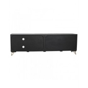 Mobile TV Home ESPRIT Nero Metallo Legno di mango 160 x 40 x 50 cm