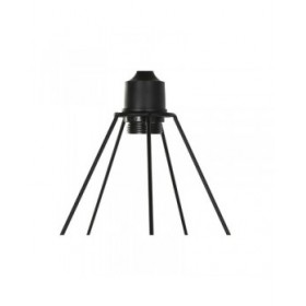Lampadario Home ESPRIT Nero Dorato Metallo 50 W 28 x 27 x 34 cm (2 Unità)