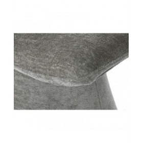 Poggiapiedi Home ESPRIT Grigio Poliestere Legno MDF Moderno 52 x 40 x 48,5 cm