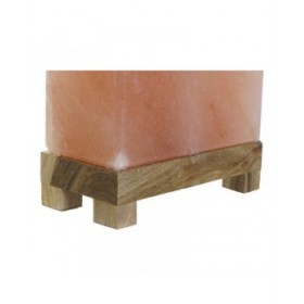 Lampada da tavolo DKD Home Decor Marrone Rosa Esci Acacia 15 W 220 V 17 x 7 x 16 cm