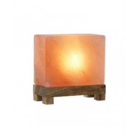 Lampada da tavolo DKD Home Decor Marrone Rosa Esci Acacia 15 W 220 V 17 x 7 x 16 cm