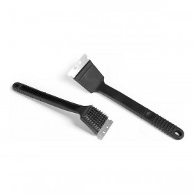 Spazzola di Pulizia per Barbecue Nero (31 x 7,1 x 5 cm)