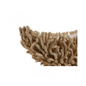Centrotavola Home ESPRIT Marrone Chiaro Città 86 x 25 x 17 cm