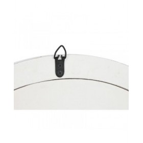 Specchio da parete Home ESPRIT Bianco Marrone Palle 71 x 4,5 x 71 cm