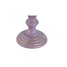 Candelabro Home ESPRIT Metallo Legno di mango Shabby Chic 12 x 12 x 34 cm
