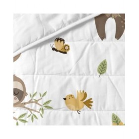 Trapunta HappyFriday Moshi Moshi Multicolore 100 x 130 cm Orso bradipo
