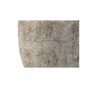 Vaso Home ESPRIT Bianco Metallo 21 x 21 x 37,5 cm