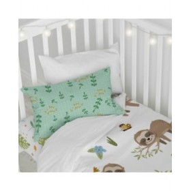 Set di copripiumino HappyFriday Moshi Moshi Happy Sloth Multicolore Culla Neonato 2 Pezzi
