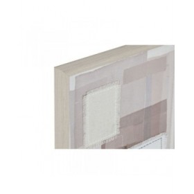 Tela Home ESPRIT Beige Grigio Astratto Moderno 40 x 2,5 x 50 cm (2 Unità)