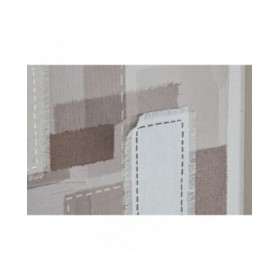 Tela Home ESPRIT Beige Grigio Astratto Moderno 40 x 2,5 x 50 cm (2 Unità)