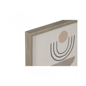 Tela Home ESPRIT Beige Moderno Scandinavo 40 x 4 x 50 cm (2 Unità)