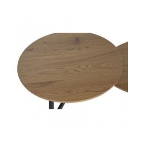 Tavolino da Caffè Home ESPRIT Nero Naturale 115 x 60 x 40,5 cm