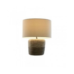 Lampada da tavolo Home ESPRIT Bianco Marrone 50 W 220 V 38 x 38 x 47 cm