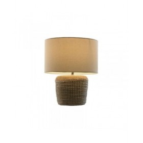 Lampada da tavolo Home ESPRIT Bianco Marrone 50 W 220 V 38 x 38 x 47 cm
