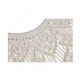 Decorazione pensile Home ESPRIT Azzurro Bianco Marrone Boho Macramé (2 Unità) (12 Unità)