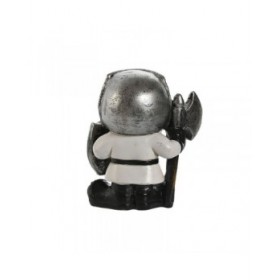Statua Decorativa Home ESPRIT Rosso Grigio 7 x 4 x 9 cm (4 Unità)