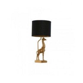 Lampada da tavolo Home ESPRIT Nero Dorato 20 x 20 x 53 cm