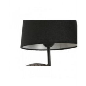 Lampada da Parete Home ESPRIT Nero Marrone scuro Coloniale Cavallo 220 V 18 x 21,5 x 50,5 cm (2 Unità)