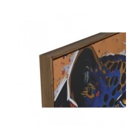 Quadro Home ESPRIT Leopardo Città 80 x 4,5 x 120 cm (2 Unità)
