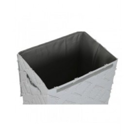 Cestino Home ESPRIT Grigio Crema 40 x 30 x 50 cm (2 Unità)