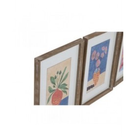Quadro Home ESPRIT Città 30 x 2,5 x 40 cm (9 Unità)
