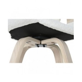 Sgabello Home ESPRIT Bianco Legno 55,5 x 52,5 x 92,5 cm