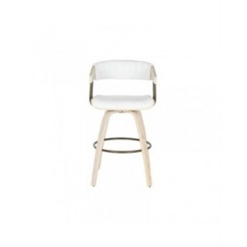 Sgabello Home ESPRIT Bianco Legno 51,5 x 47,5 x 94,5 cm