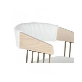 Sgabello Home ESPRIT Bianco Legno 51,5 x 47,5 x 94,5 cm