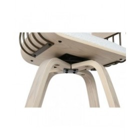 Sgabello Home ESPRIT Bianco Legno 51,5 x 47,5 x 94,5 cm