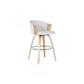 Sgabello Home ESPRIT Bianco Legno 58 x 56 x 86 cm