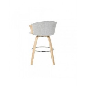 Sgabello Home ESPRIT Grigio Legno 58 x 56 x 86 cm