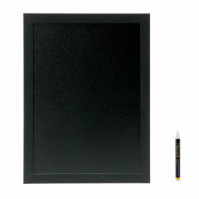 Lavagna Securit Woody Teca Da muro Nero 40 x 30 cm