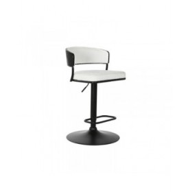 Sgabello Home ESPRIT Bianco Metallo 48,5 x 48 x 83,5 cm