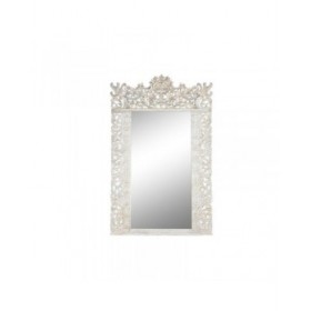 Specchio da parete Home ESPRIT Bianco Indiano Decapaggio 150 x 5 x 242 cm