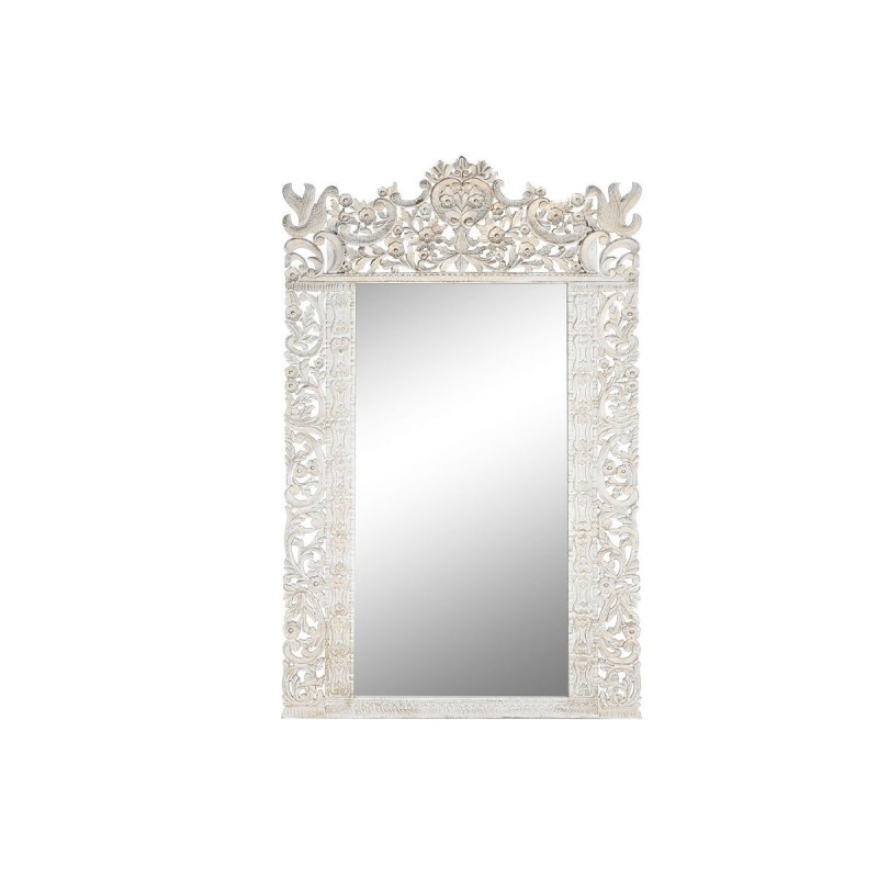 Specchio da parete Home ESPRIT Bianco Indiano Decapaggio 150 x 5 x 242 cm
