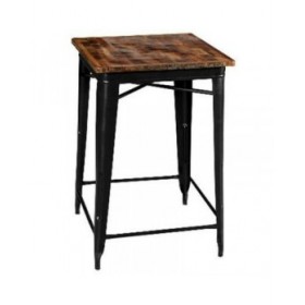 Tavolo da Pranzo Home ESPRIT Legno Metallo 66 x 66 x 106 cm 66 x 66 x 102 cm
