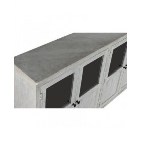 Credenza Home ESPRIT Bianco Cristallo Legno di mango 175 x 45,2 x 105 cm