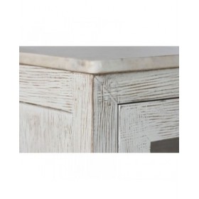 Credenza Home ESPRIT Bianco Cristallo Legno di mango 175 x 45,2 x 105 cm