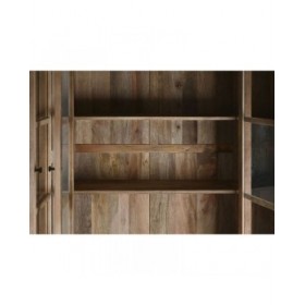 Stand Espositore Home ESPRIT Naturale Cristallo Legno di mango 200 x 45 x 230 cm