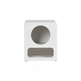 Comodino Home ESPRIT Bianco Legno MDF 40 x 30 x 48 cm