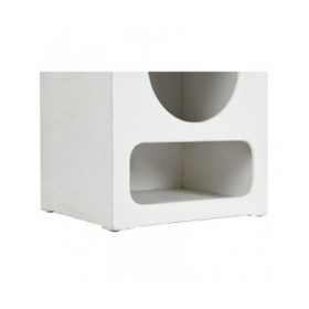 Comodino Home ESPRIT Bianco Legno MDF 40 x 30 x 48 cm